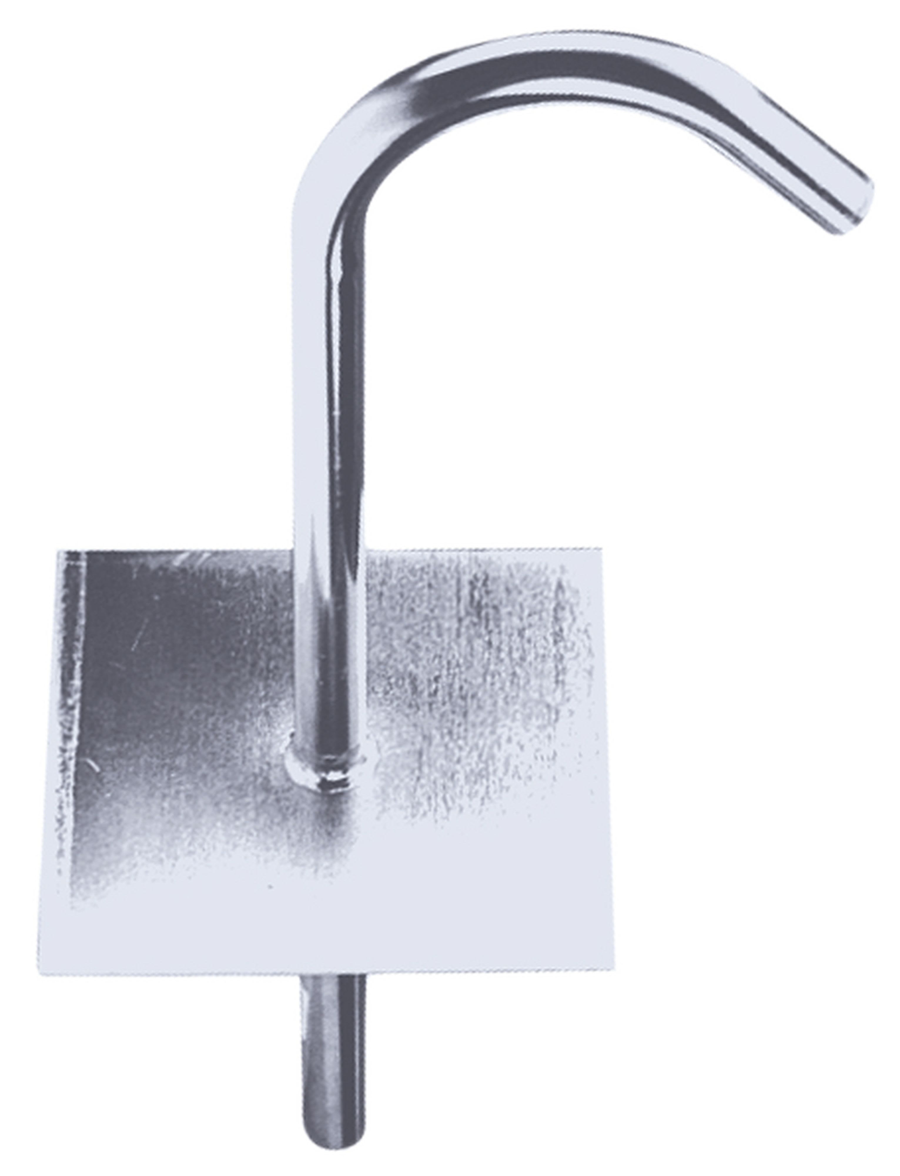 TONNA - Pipe de penetration galva toiture ø50mm int - hauteur 700 mm - base 250 x 250 mm