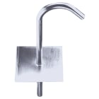 TONNA - Pipe de penetration galva toiture ø50mm int - hauteur 700 mm - base 250 x 250 mm