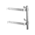 TONNA - Fixation type ascenseur déport 450mm galva pour mât ø30-50mm avec jambe de force