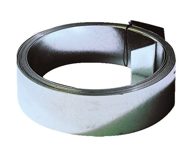 TONNA - Feuillard acier galvanisé - bobine Longueur:25M / épaisseur:0,6mm / hauteur:40mm