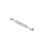 TONNA - Tendeur a lanterne ø6mm - cage de 82mm - zingué blanc - gamme meca-fix -unitaire