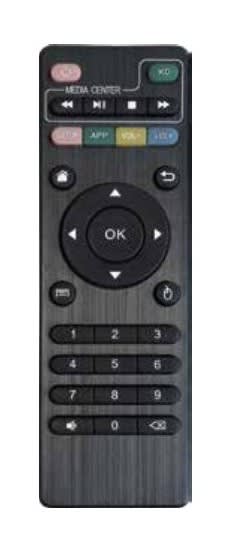 TONNA - Télécommande androïd compatible au STB ref.829310 pour l'IPTV. Simple et compact