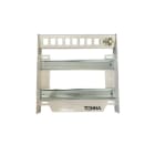 TONNA - Tableau de communication GRADE 2 / GRADE 3 TV Blanc en métal jusqu'à 8 embases