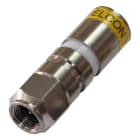 TONNA - Connecteur f mâle à compression pour câble coaxial 11 vr/prtc+joint d'étanchéité