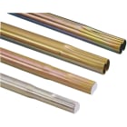 TONNA - Tube, longueur : 3 metres, ø 40 mm, galva, épaisseur : 1,5 mm