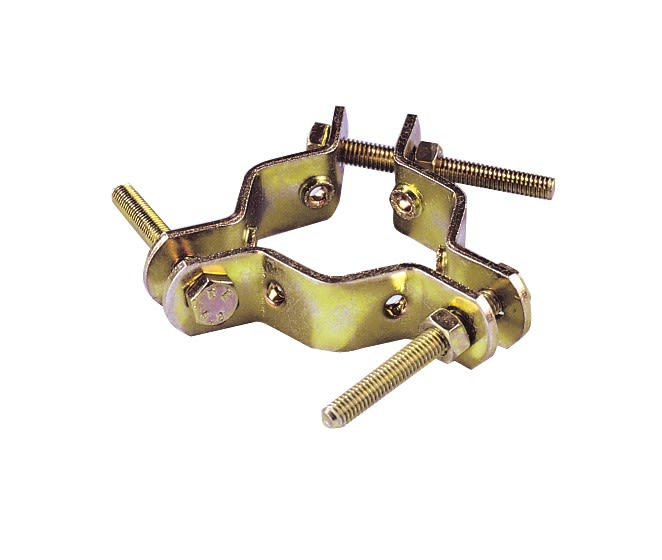 TONNA - Collier pour haubanage - en 3 pièces - compatible mât ø 35 à 70 mm - bichromaté