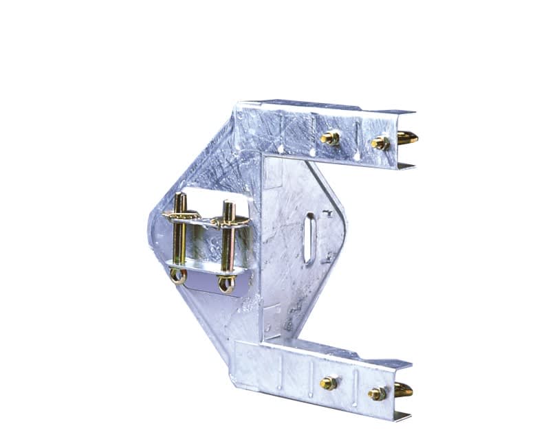 TONNA - Cerclage simple - Déport 110mm - Mât Ø20 à 50mm - pour fixation cheminée - Galva