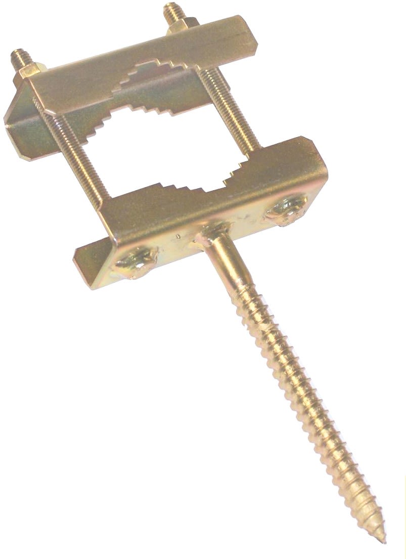 TONNA - Collier à tire-fond diametre 12 mm - longueure 170mm pour Mât Ø 30 à 50mm Bichro