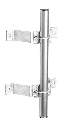 TONNA - Fixation type ascenseur déport 110mm galva pour mât ø30-50mm sans jambe de froce