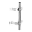 TONNA - Fixation type ascenseur déport 110mm galva pour mât ø30-50mm sans jambe de froce