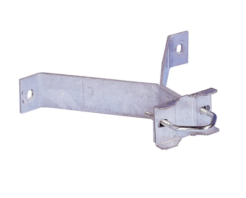 TONNA - 1 fixation murale en Y - Déport 190 mm - Mât Ø 30 à 50 mm - sans contre plaque