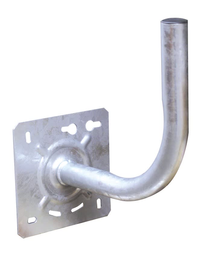 TONNA - Bras de déport coudé - déport de 300 mm Ø 40mm - galvanisé à chaud