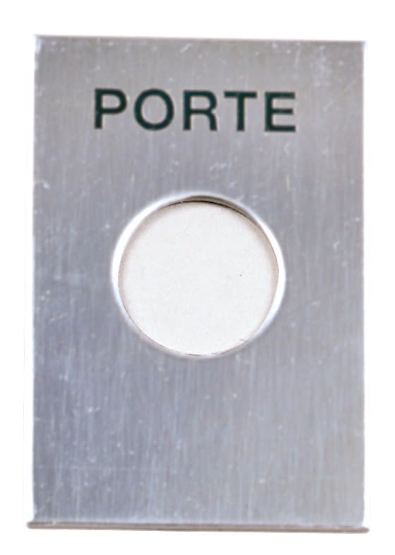 TONNA - PLAQUE INOX GRAVEE 'PORTE'