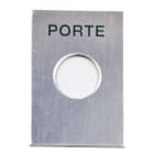 TONNA - PLAQUE INOX GRAVEE 'PORTE'