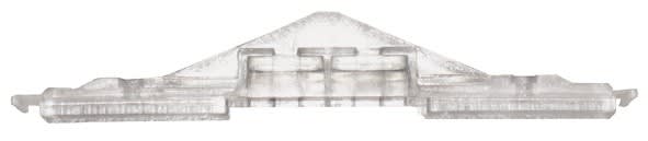 TONNA - Porte étiquette double en plastique compatible pour platines TYPE-B & TYPA