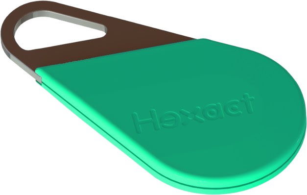 TONNA - Cle de proximite hexact verte compatible vigik -badge mifaire-lecture / ecriture