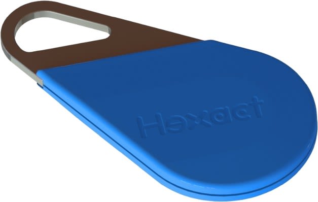 TONNA - Cle de proximite hexact bleue compatible vigik -badge mifaire-lecture / ecriture