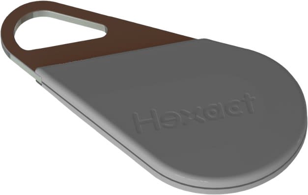 TONNA - Cle de proximite hexact grise compatible vigik -badge mifaire-lecture / ecriture