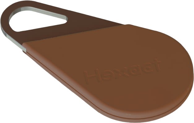 TONNA - Cle de proximite hexact marron compatible vigik-badge mifaire-lecture / ecriture
