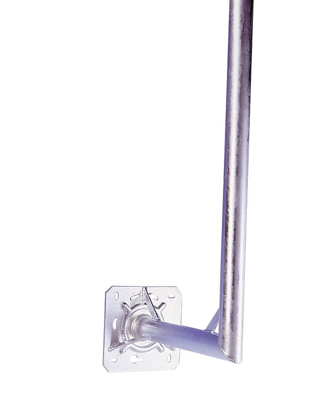 TONNA - Bras de déport coudé - déport de 400 mm Ø 50mm - galvanisé à chaud