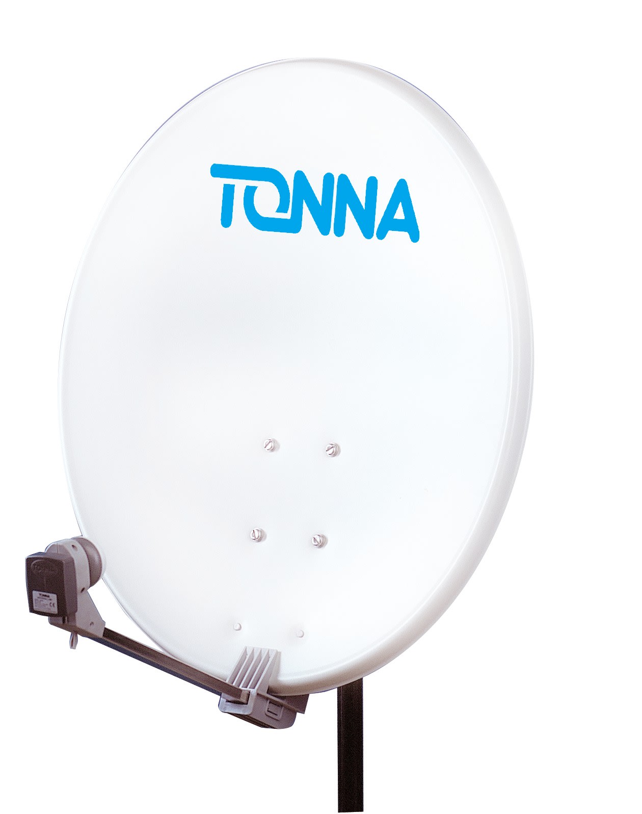 TONNA - Parabole acier électrozingué - ø80cm + 1 lnb facteur bruit 0,2db (d: 74 x 82 cm)