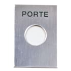 TONNA - PLAQUE INOX GRAVEE 'PORTE'