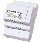 TONNA - Alimentation 12 V~ / 1,5 A pour interphonie - 3 modules rail DIN - Nac & RTC