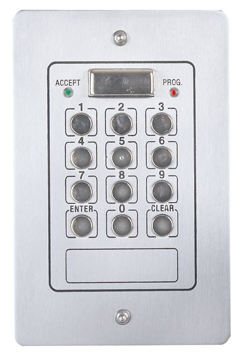 TONNA - CLAVIER INOX 2 CODES_2 RELAIS