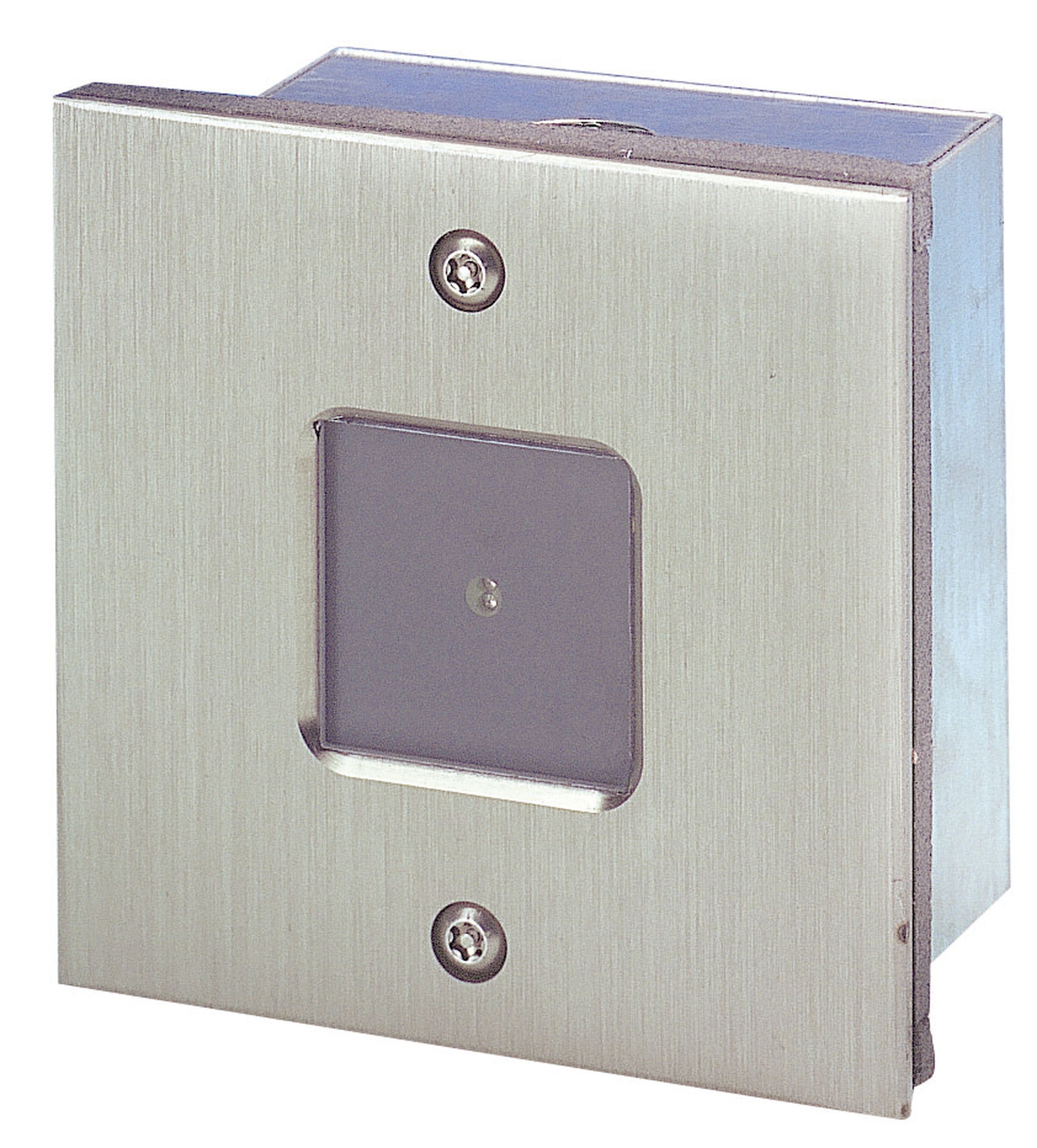 TONNA - Lecteur P25 Inox encatsrable. Format carré et plat, pour les centrales HEXACTCOM