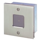 TONNA - Lecteur P25 Inox encatsrable. Format carré et plat, pour les centrales HEXACTCOM