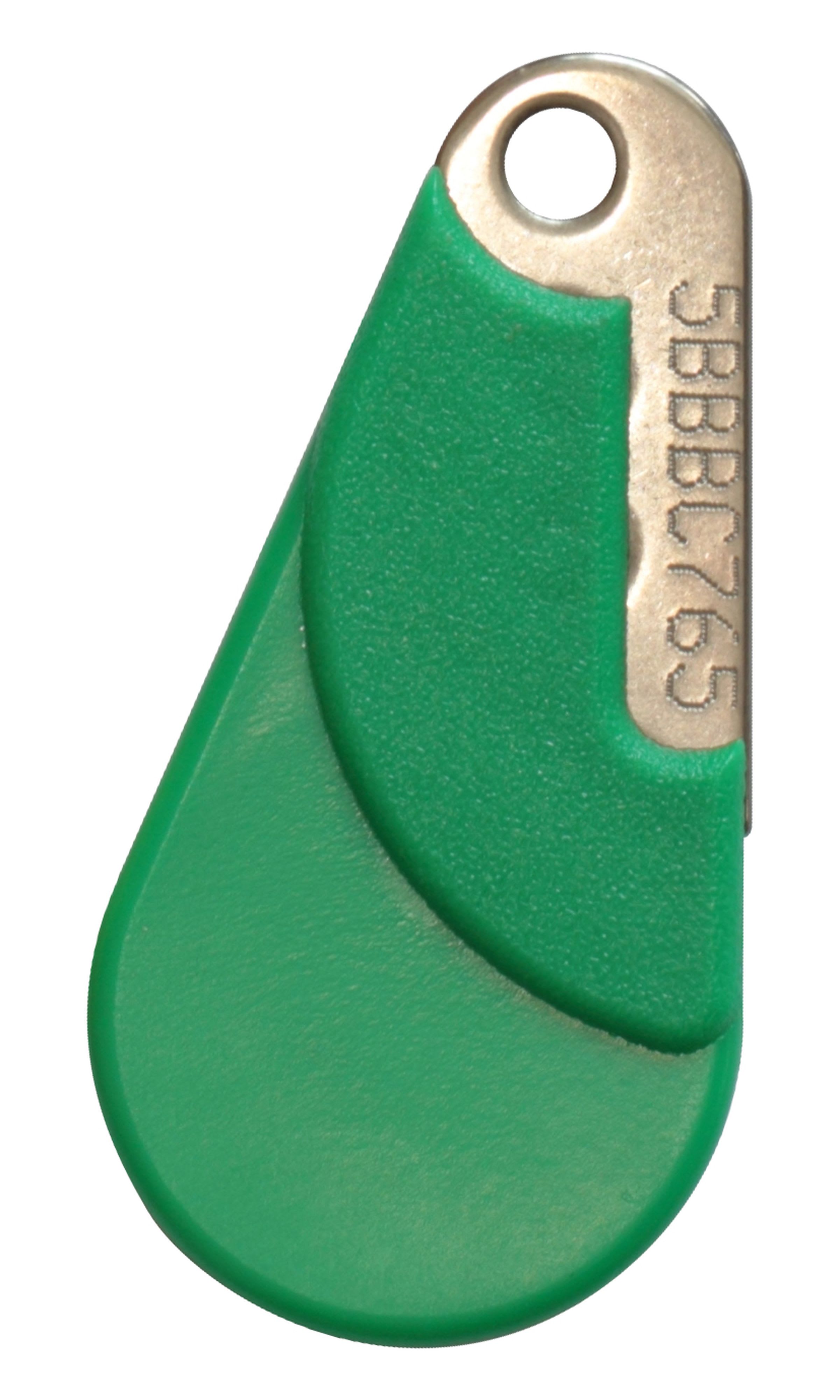 TONNA - Cle de proximite hexact verte compatible vigik -badge mifaire-lecture / ecriture