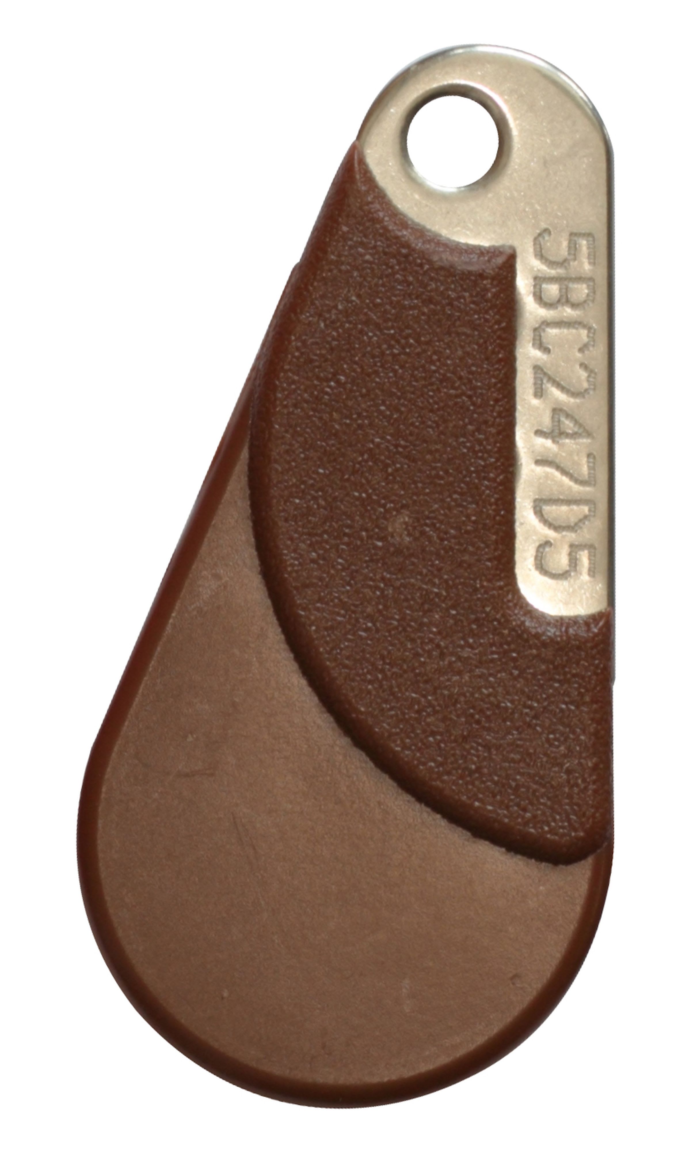 TONNA - Cle de proximite hexact marron compatible vigik-badge mifaire-lecture / ecriture
