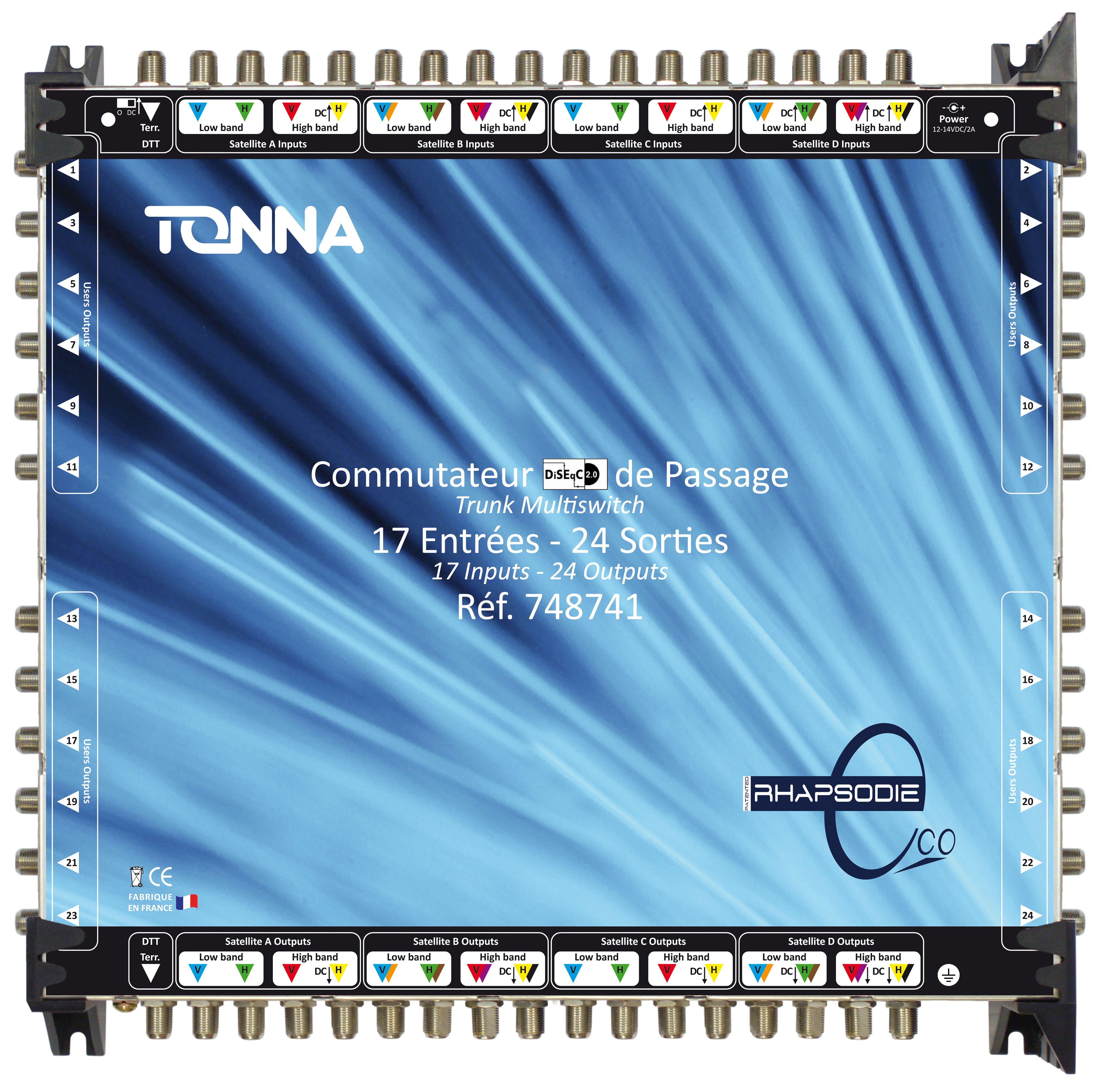 TONNA - RHAPSO E2 PASS 16SAT+TVT/24S