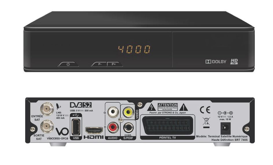 TONNA - RECEPTEUR SATELLITE TNTSAT HD