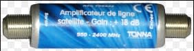 TONNA - Amplificateur de ligne BIS - Gain 18 dB - Passage alimentation E/S