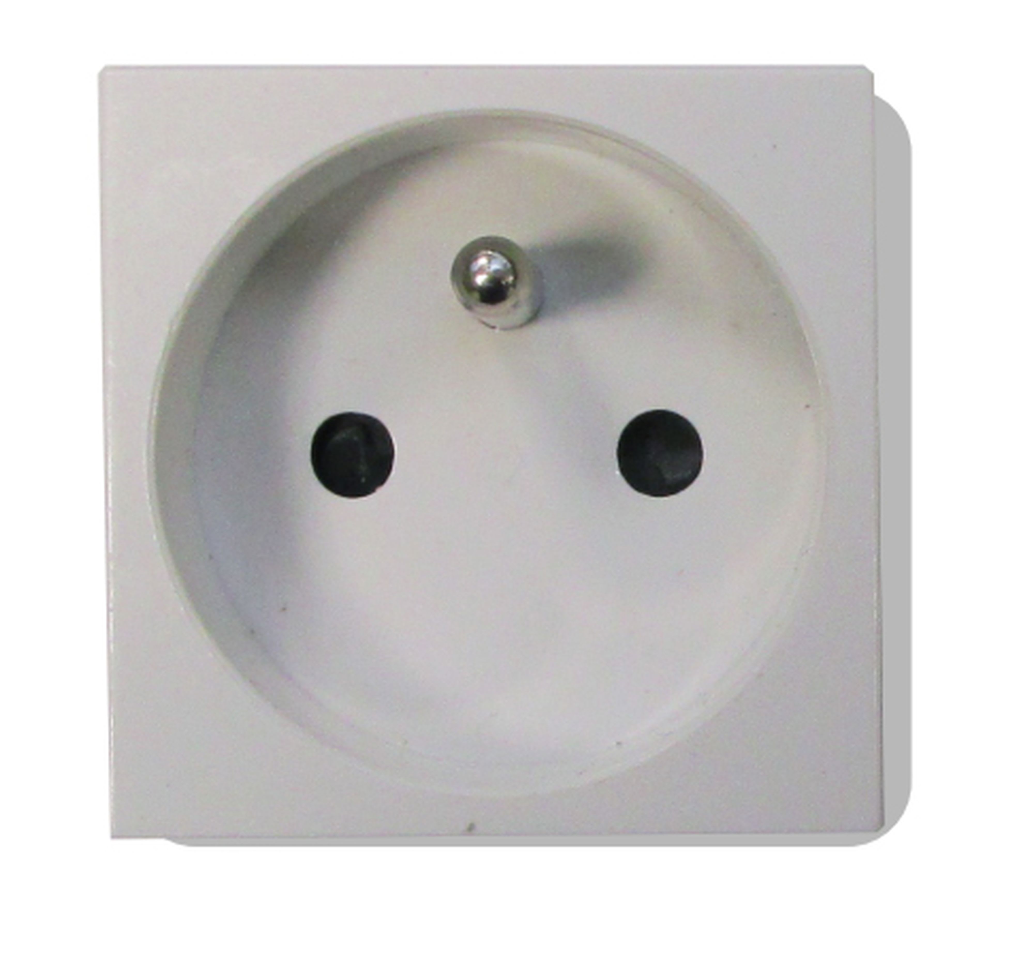 TONNA - Prise de courant 16 A 230 V Blanc - avec connection bornes arrière - clipsable