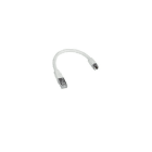 TONNA - Cordon balun rj45/f mâle à visser -blanc- connecteur rj45 blindé - longueur:40cm