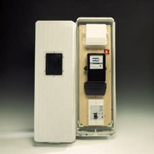 Cahors - Coffret avec panneau et capot de Coupe-Circuit - Gris