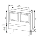 Cahors - Socle double