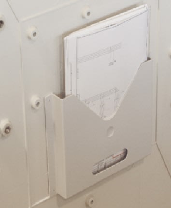 Cahors - Porte-document plastique auto-adhésif