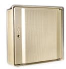 Cahors - Porte avec hublot - Serrure rectangle - Grise