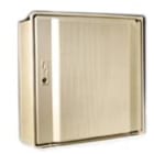 Cahors - Porte avec hublot - Serrure rectangle - Grise