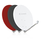 Cahors - Antenne 80Cm Alu Blanche Vrac Par Palette De 50 Sans Lnb