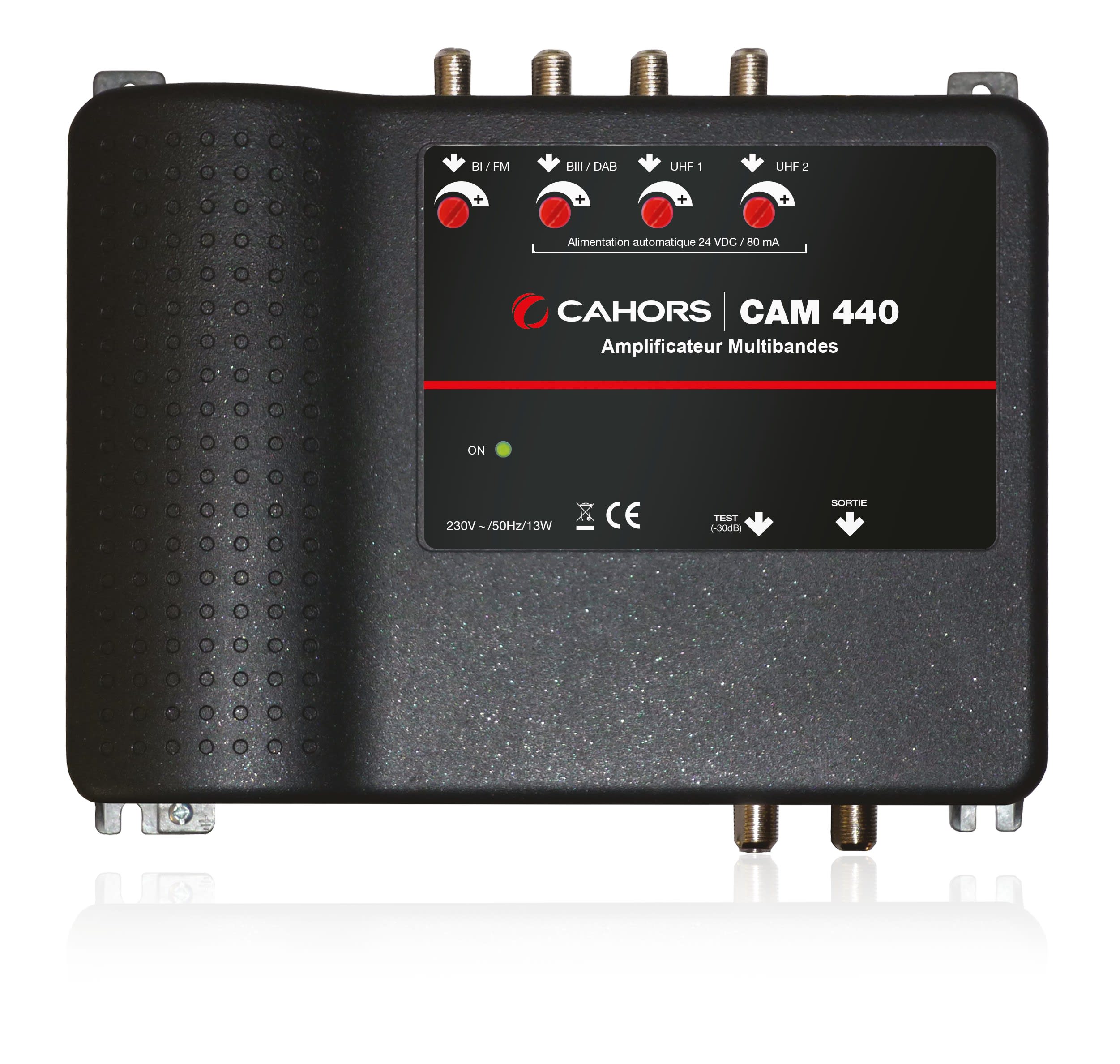 Cahors - Ampli Multibande 40Db - 4 Entrées Ns 119Db Bpîtier Zamac