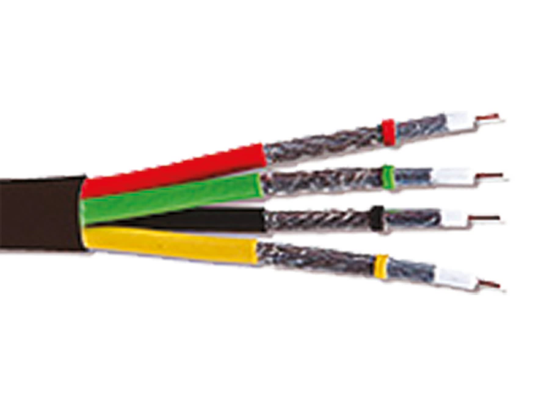 Cahors - Câb. Multi4 4X17Vatc Noir Int/Ext 50M Classe A