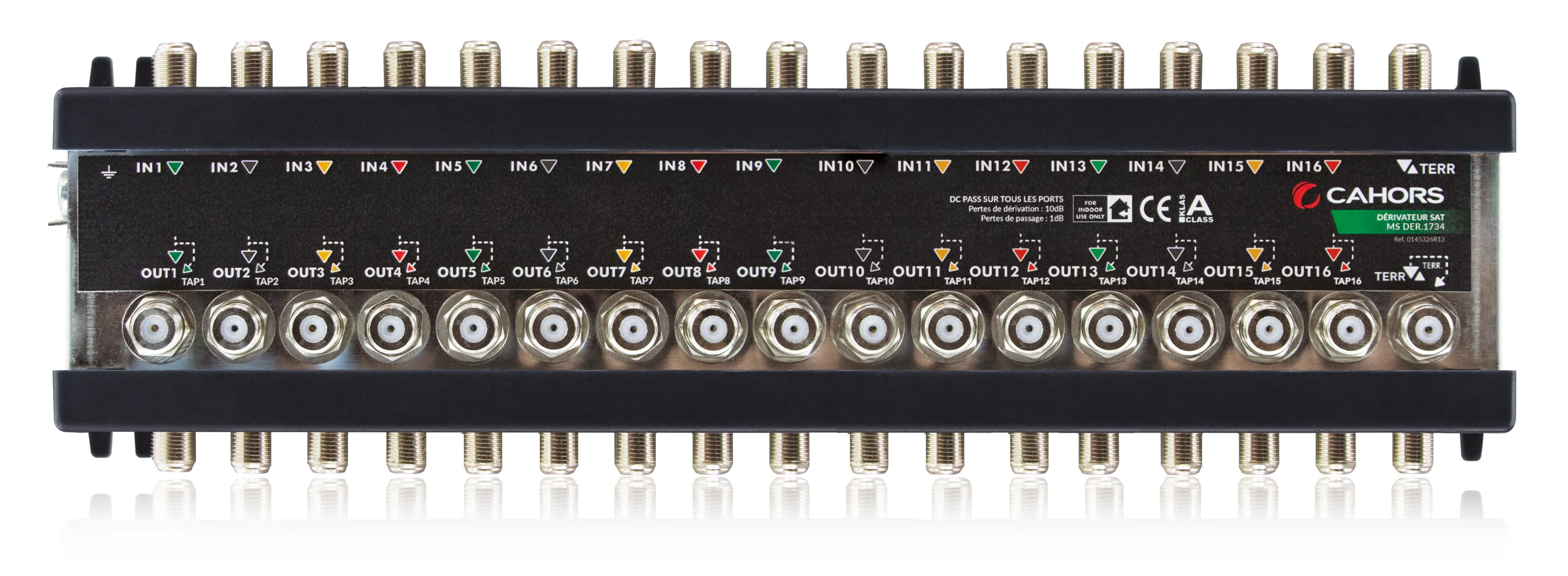 Cahors - Derivateur Collectif = 17 Entrées (16 Sat+1Ter) > 34 Sorties (32 Sat+2Ter)