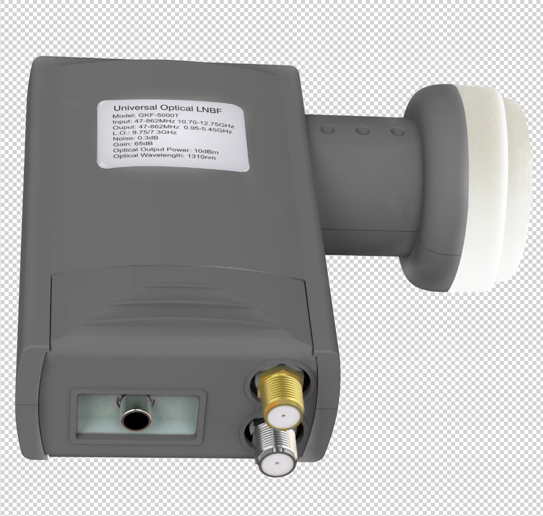 Cahors - Lnb optique avec couplage Terrestre via une entrée F et sortie optique FC/PC