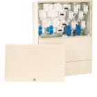 Cahors - Borne CGV avec Grille fausse coupure 240 - 2 dérivations triphasées protégées 60