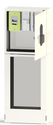 Cahors - Borne 7.4 kW PRM socle prise T2S