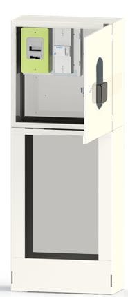 Cahors - Borne 7.4 kW PRM socle prise T2S